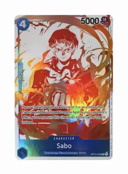 Sabo 3rd Anniversary Treasure Campaign Pack OP10-049 R One Piece English NM - Image 1