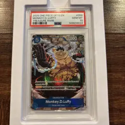 PSA 10 Monkey D Luffy OP11-058 Carrying On His Will Treasure Rare One Piece CCG - Image 1