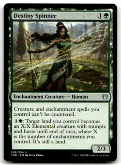 MTG Destiny Spinner U Theros Beyond Death 168 LP - Image 1