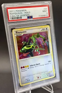2011 Pokemon Call of Legends RAYQUAZA Holo Rare 20/95 PSA 9 Beautiful Card - Image 2