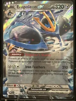 Empoleon EX Holo Lot (2) – PFL, 070/094 & 114/094 – Pokemon Card - Image 1