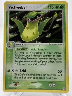 Pokemon Victreebel 17/112 EX FireRed LeafGreen Holo Rare 2004 Card - Image 1