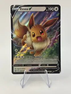 Eevee V SWSH065 SWSH: Sword & Shield Black Star Promo Pokemon Card - Image 1
