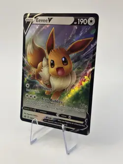 Eevee V SWSH065 SWSH: Sword & Shield Black Star Promo Pokemon Card - Image 2