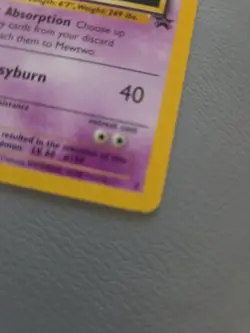 Pokemon Mewtwo 70 HP 03/53 Wotc Promo Regular Basic 1999 Card - Image 4