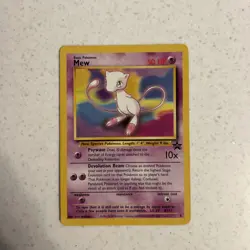 POKEMON Card Mew Wotc Black Star Promo Regular LP - Excellent Condition - Image 1
