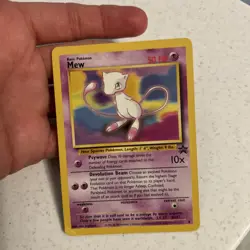 POKEMON Card Mew Wotc Black Star Promo Regular LP - Excellent Condition - Image 2