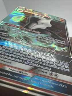 Alolan Marowak GX SM187 Sun & Moon Black Star Promo Holo Pokemon Card LP - Image 5