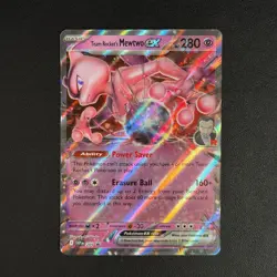 Team Rocket's Mewtwo ex 205 SVP Black Star Promo Holo Pokemon Card NM - Image 1
