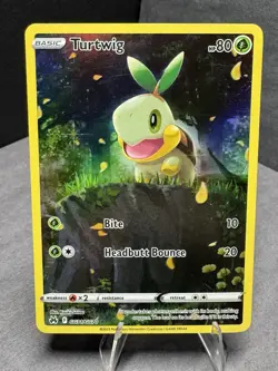 Pokemon TCG: Turtwig GG31/GG70 Crown Zenith Galarian Gallery Holo Rare Card - Image 1
