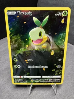 Pokemon TCG: Turtwig GG31/GG70 Crown Zenith Galarian Gallery Holo Rare Card - Image 2