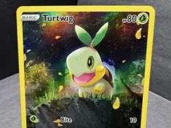 Pokemon TCG: Turtwig GG31/GG70 Crown Zenith Galarian Gallery Holo Rare Card - Image 3