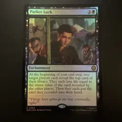 x1 Parker Luck - Foil R MTG Marvel's Spider-Man M/NM, English - Image 1