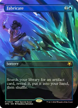 Fabricate (Borderless) Special Guests Murders at Karlov Manor Foil NM MTG Magic - Image 1