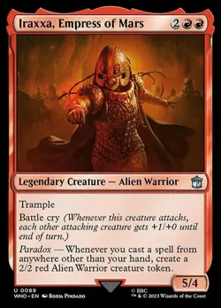 1x Iraxxa, Empress of Mars - Foil Moderate Play, English Doctor Who MTG Magic - Image 1