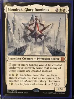 Magic: The Gathering Mondrak, Glory Dominus Phyrexia All Will Be One Mythic 023 - Image 1
