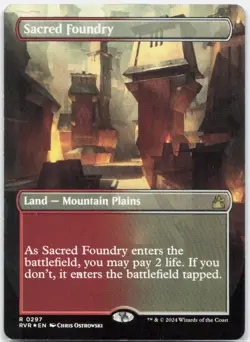 Sacred Foundry (Borderless) *Foil* RVR 297 NM - Image 1