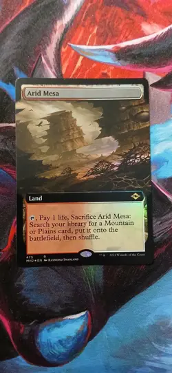 Magic: The Gathering Arid Mesa Rare Extended Art Foil #475 Modern Horizons 2 Eng - Image 1