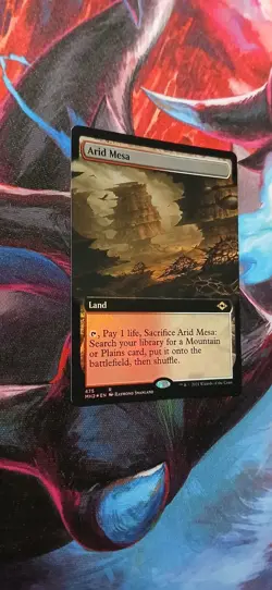 Magic: The Gathering Arid Mesa Rare Extended Art Foil #475 Modern Horizons 2 Eng - Image 2