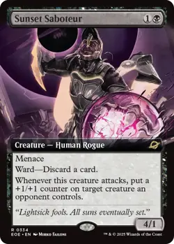 Sunset Saboteur (Extended Art) [EOE - 334]Foil - Image 1