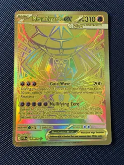 Pokemon TCG - Perfect Order Mega Zygarde EX GOLD HYPER RARE 124/088 - Image 1