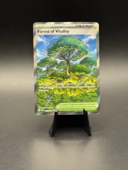 Forest of Vitality 109/088Full Art Ultra Rare Pokemon TCG Perfect Order NM - Image 1
