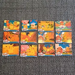 1999 Topps Pokemon Pikachu's Vacation Movie Animation Trading Card Lot of 12 - Image 1