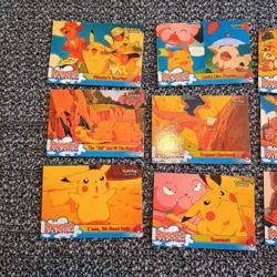 1999 Topps Pokemon Pikachu's Vacation Movie Animation Trading Card Lot of 12 - Image 2