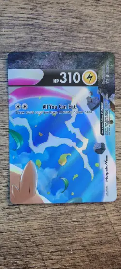 Pokemon TCG Morpeko V-Union SWSH Black Star Promo SWSH216 - Image 1