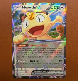 Pokemon Meowth EX Holo 062/088 Basic 170 HP Pokemon TCG - Image 1