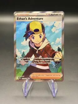 Ethan's Adventure 221/182 UR | Pokemon Sv10: Destined Rivals | NM Holo - Image 1