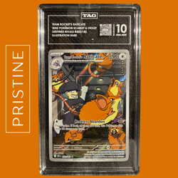 TAG 10 Team Rocket's Raticate 202/182 Destined Rivals Pokemon - Image 1
