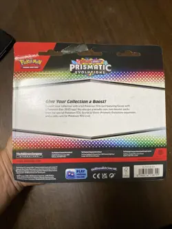 Pokemon TCG Prismatic Evolutions 2 Pack Blister Eevee New Sealed - Image 4