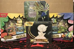 Pokemon TCG Mega Evolution Elite Trainer Box Ascended Heroes Pin Azure Tin - Image 1