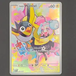 Pokemon TCG Iono’s Wattrel 231/217 Illustration Rare Ascended Heroes English NM - Image 1