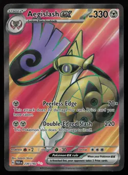 Aegislash ex 230/182 Full Art Ultra Rare Paradox Rift Pokemon NM - Image 1