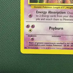 Pokemon Vintage Mewtwo 14/53 Wotc Black Star Promo 2000 - Image 5