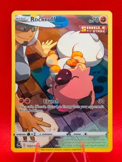 ROCKRUFF TG07/TG30 HOLO SILVER TEMPEST TRAINER GALLERY POKEMON NM/M ROCKRUFF - Image 1
