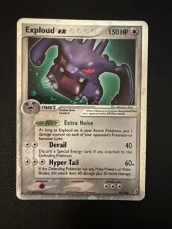 Exploud ex 92/100 Crystal Guardians Holo Pokemon - Image 1