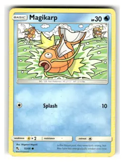 Magikarp 15/68 Common Hidden Fates Pokemon Lightly Played - Image 1