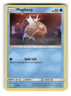 Magikarp 8/8 Common Detective Pikachu Holo Lightly Played - Image 1