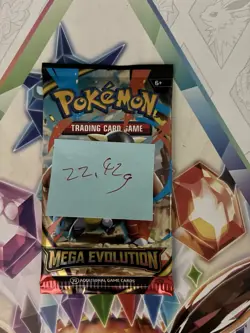 (HEAVY) 22.42g Pokemon TCG Mega Evolution Booster Pack (SEALED)✅ - Image 2