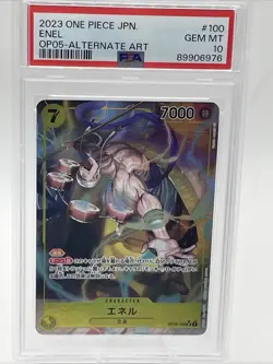 Enel OP05-100 PSA 10 Alt Art Awakening the New Era One Piece Slab - Japanese - Image 1