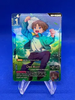 Gundam Card Game Phantom Aria Uso Ewin GD04-081 R+ Rare+ Alternate Alt Art NM - Image 1