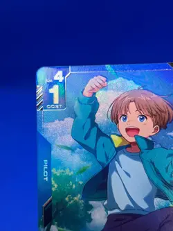 Gundam Card Game Phantom Aria Uso Ewin GD04-081 R+ Rare+ Alternate Alt Art NM - Image 3