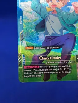 Gundam Card Game Phantom Aria Uso Ewin GD04-081 R+ Rare+ Alternate Alt Art NM - Image 5