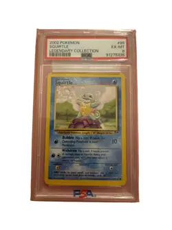 Pokemon TCG Squirtle 95/110 Legendary Collection PSA 6 EX-MT English Card - Image 1