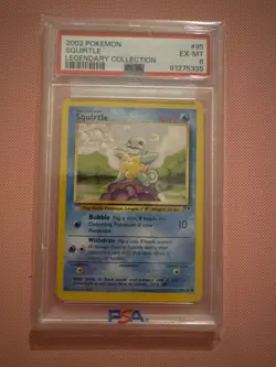 Pokemon TCG Squirtle 95/110 Legendary Collection PSA 6 EX-MT English Card - Image 2