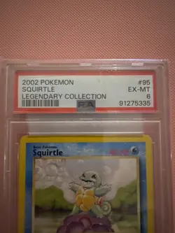 Pokemon TCG Squirtle 95/110 Legendary Collection PSA 6 EX-MT English Card - Image 3
