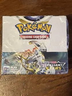 Pokemon TCG Sword & Shield Brilliant Stars Booster Box Factory Sealed-SEE PHOTOS - Image 1